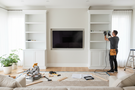 How to Add a Built-In Entertainment Center