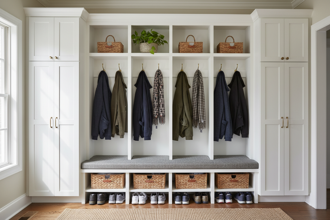 How to Add a Built-In Mudroom