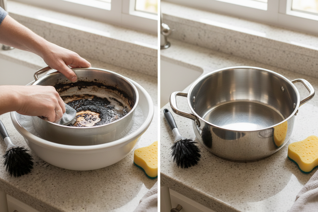How to Remove Burnt Food from a Pot (Without Scrubbing for Hours)