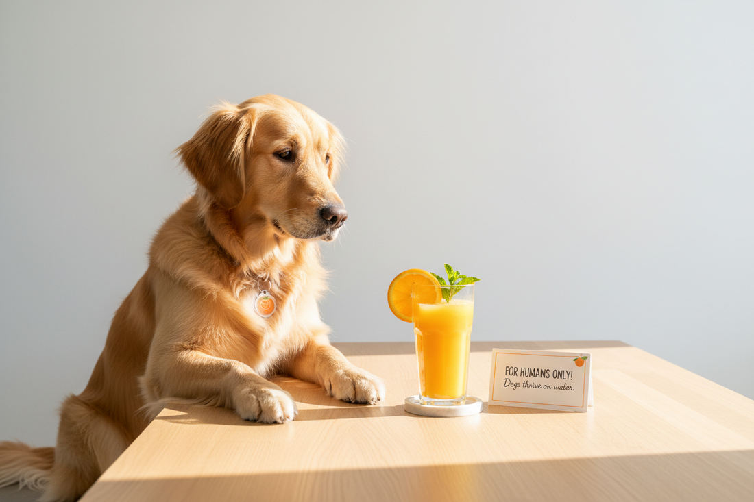 Can Dogs Drink Orange Juice
