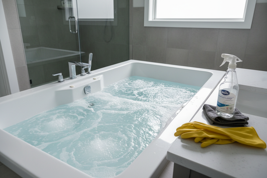 How to Clean Bathtub Jets and Whirlpool Tub