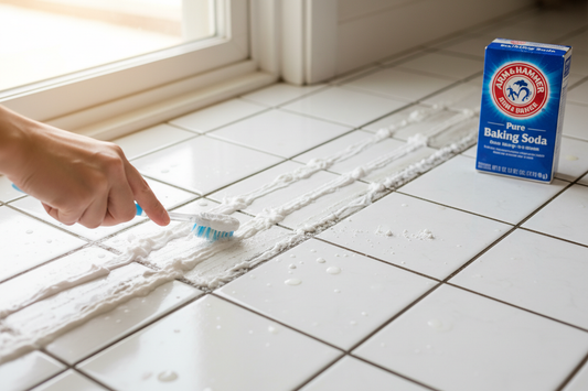 How to Clean Grout with Baking Soda (Simple, Safe, and Effective)