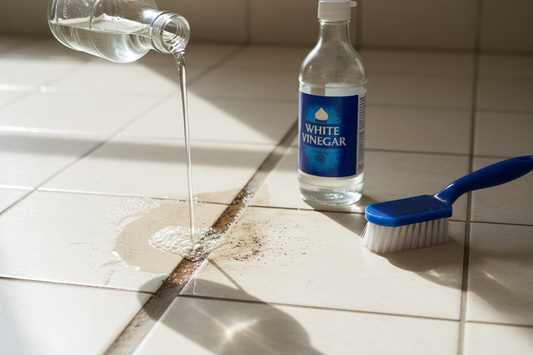 How to Clean Grout with Vinegar (What Works and What to Avoid)