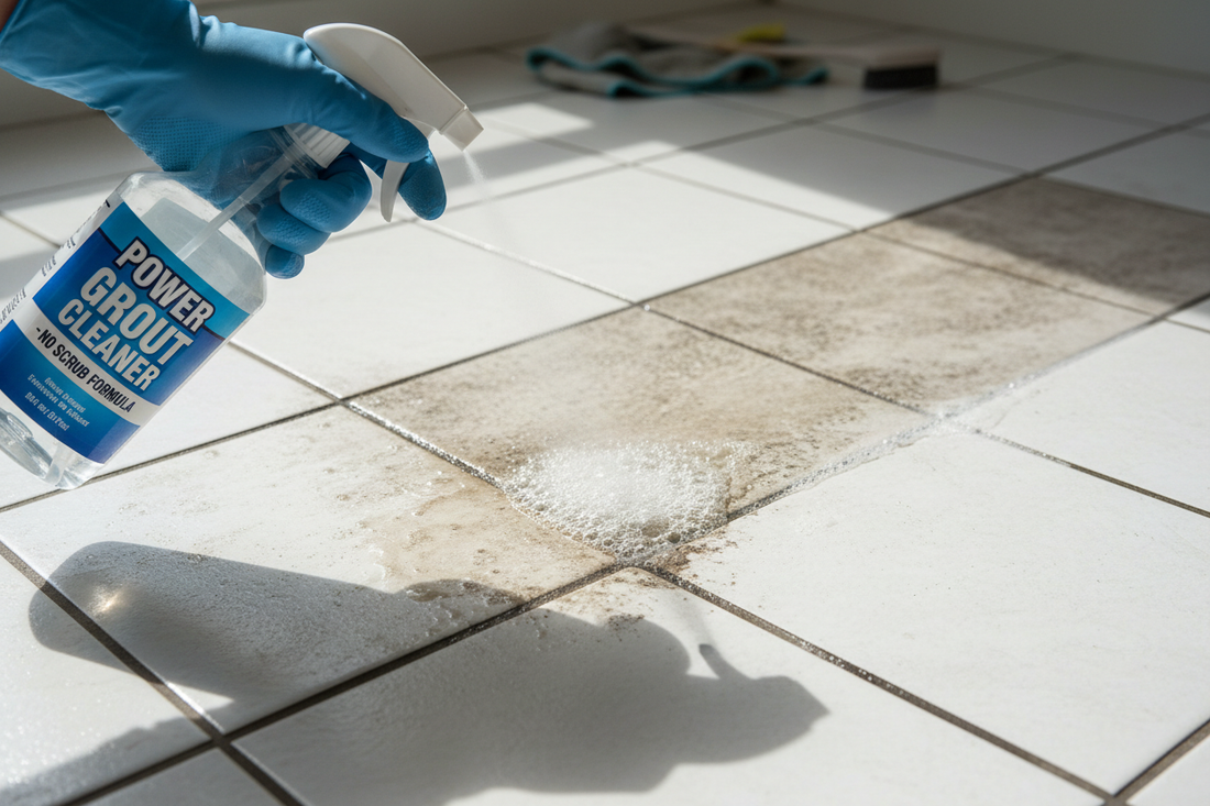 How to Clean Grout Without Scrubbing (Let the Cleaner Do the Work)