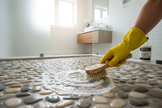 How to Clean a Stone Shower Floor