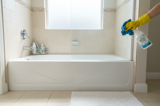 How to Clean a Tub Shower Combo