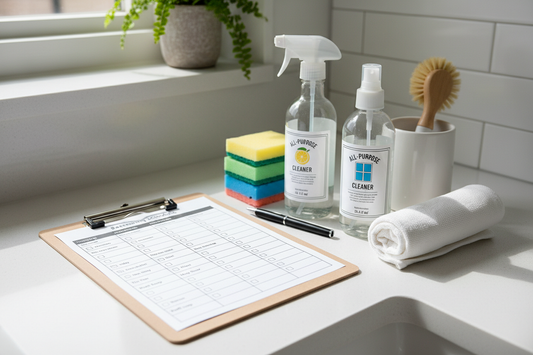 Bathroom Cleaning Routine and Schedule (Daily, Weekly, Monthly)