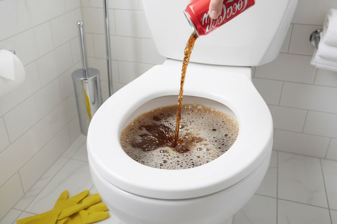 How to Clean Toilet Bowl with Coca-Cola