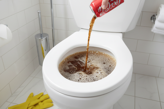 How to Clean Toilet Bowl with Coca-Cola