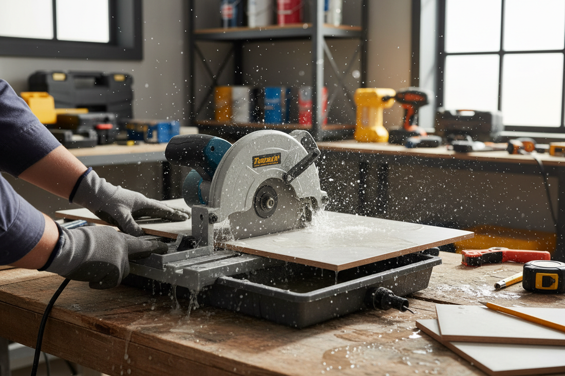 How to Cut Tile with a Wet Saw (Clean, Precise Cuts Every Time)