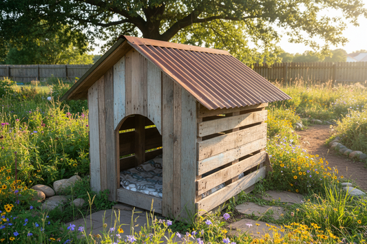 How to Build a Dog House from Pallets