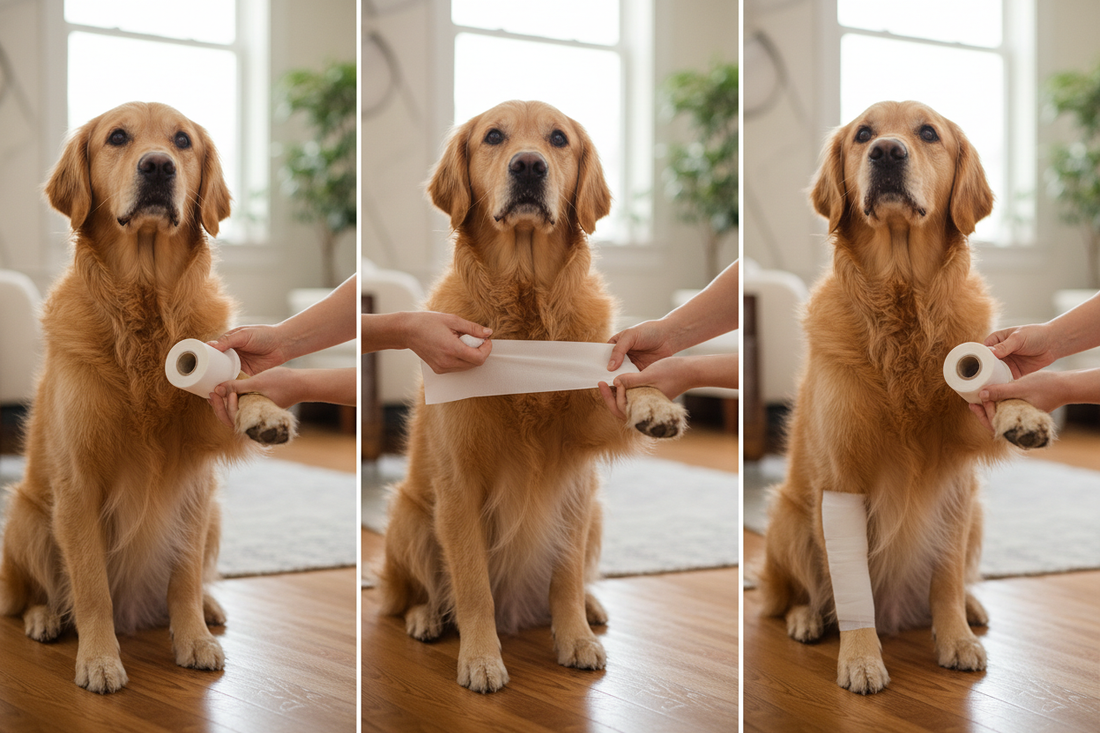 How to Bandage a Dog Wound at Home