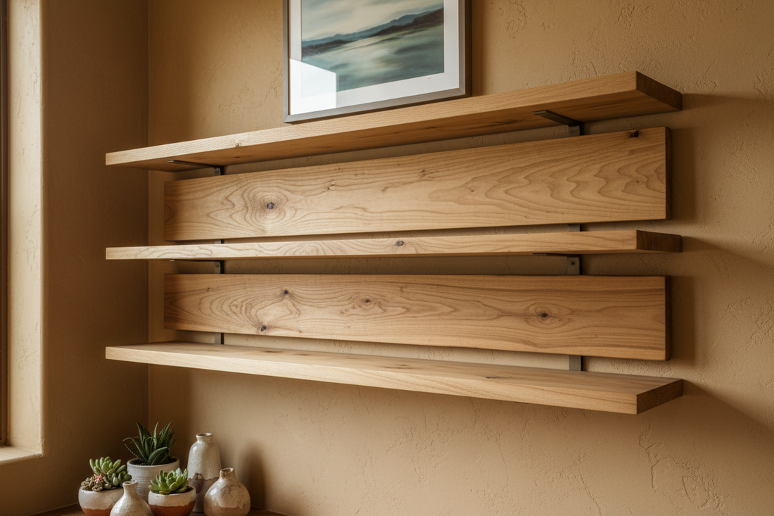 How to Build Floating Shelves from Wood