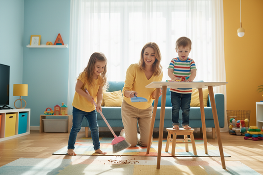 How to Involve Kids in House Cleaning: Age-by-Age Guide for Parents