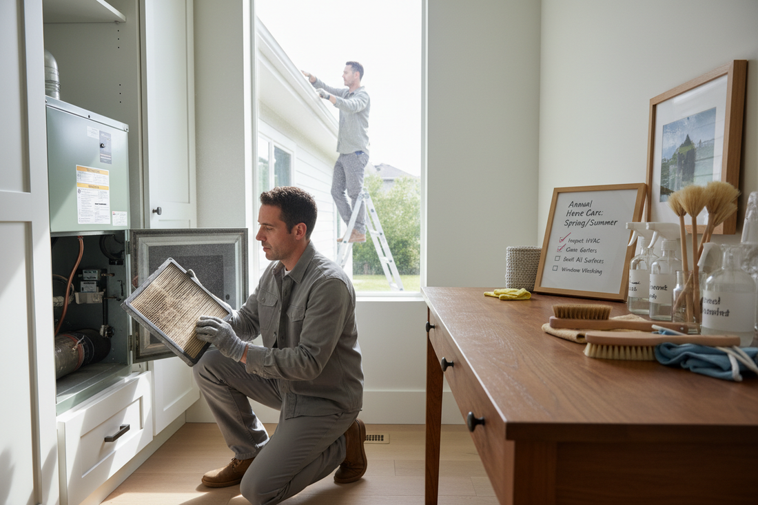 Annual Cleaning Tasks Checklist: The Once-a-Year Jobs Every Home Needs