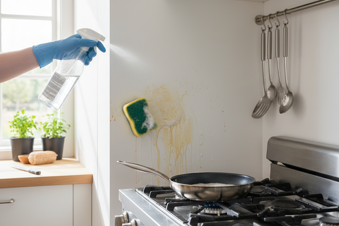 How to Remove Grease from Kitchen Walls: 5 Methods That Work