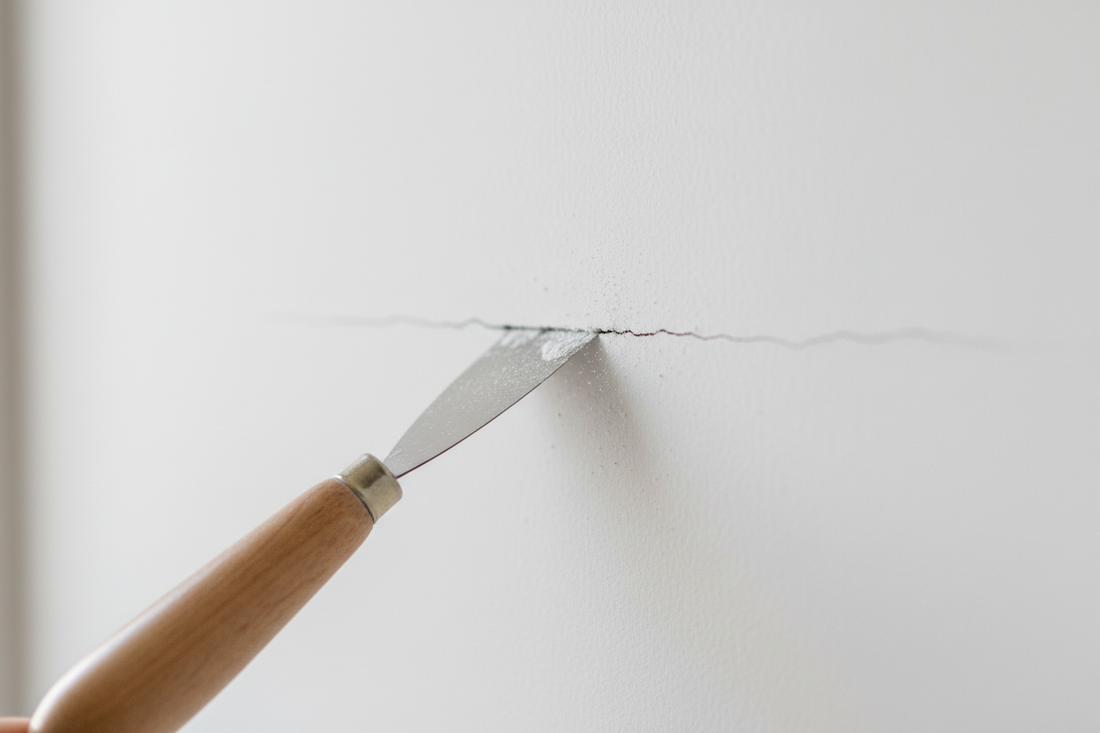How to Fix a Hairline Crack in Drywall: The Simple Trick That Makes It Last