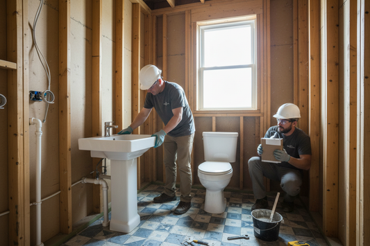 How to Add a Half Bathroom to a House