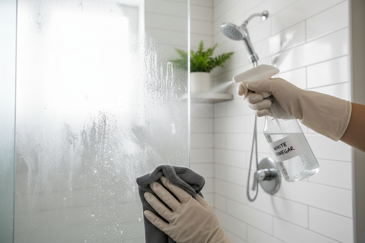 How to Remove Hard Water Stains from Glass Shower Door