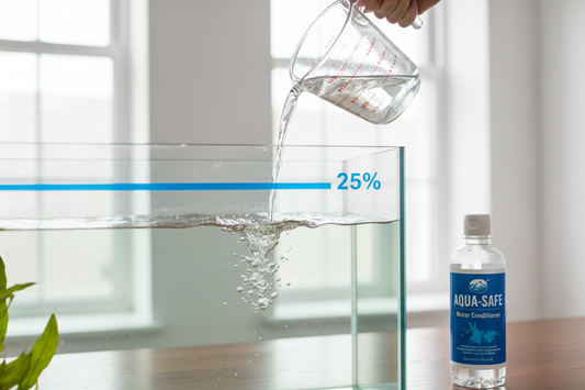 How Much Water to Change in Fish Tank