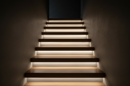 How to Add Lighting to Staircase