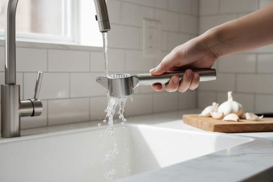 How to Clean a Garlic Press