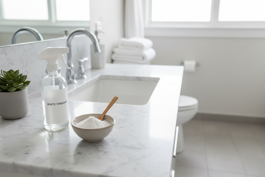 How to Clean Bathroom with Vinegar and Baking Soda