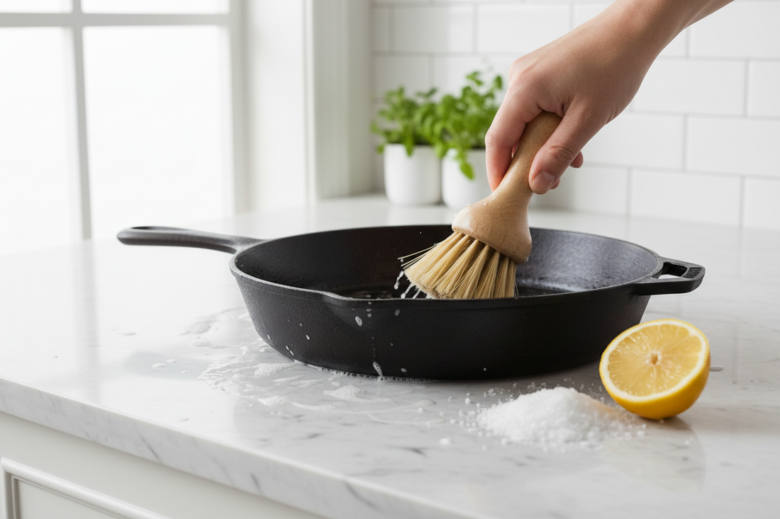 How to Clean a Burnt Cast Iron Pan