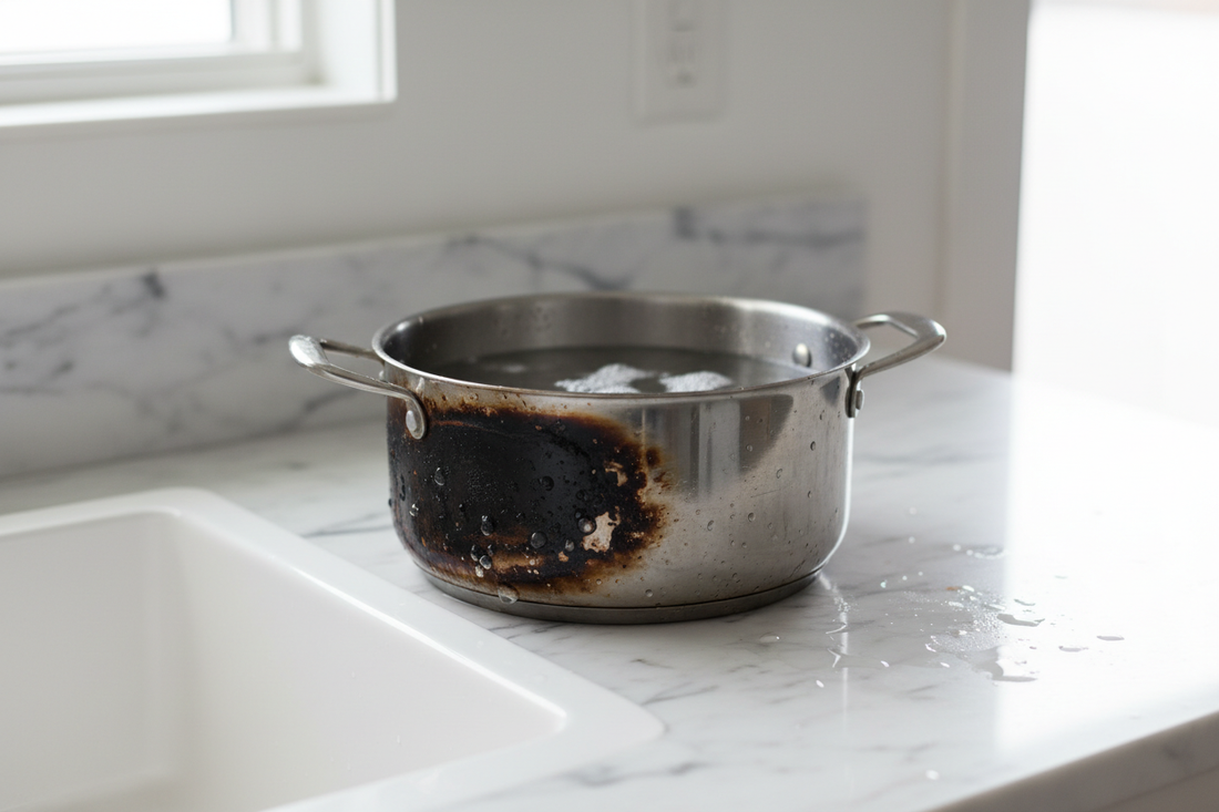 How to Clean Burnt Stainless Steel Pot