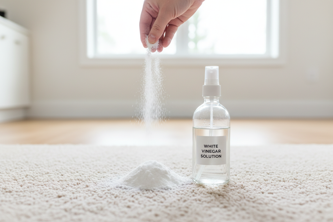 How to Clean Carpet with Baking Soda and Vinegar