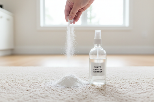 How to Clean Carpet with Baking Soda and Vinegar