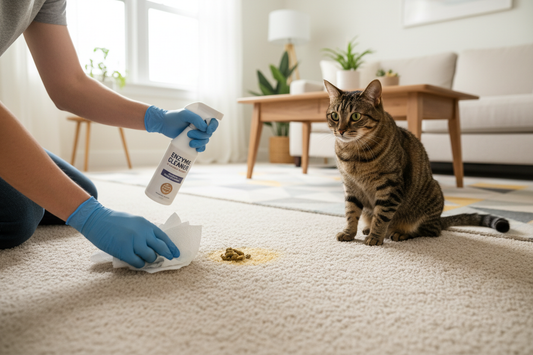 How to Clean Cat Poop from Carpet