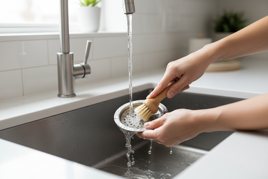 How to Clean Kitchen Sink Strainer