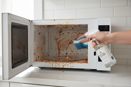 How to Clean Microwave After Explosion / Splatter