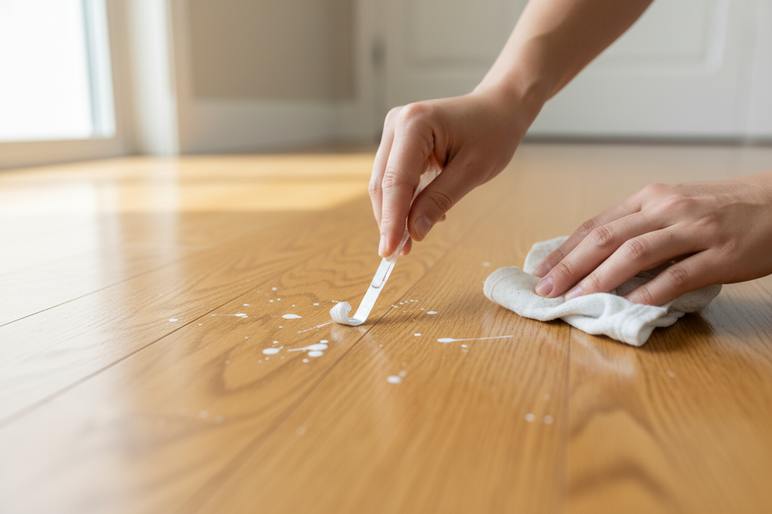 How to Clean Paint from Hardwood Floor