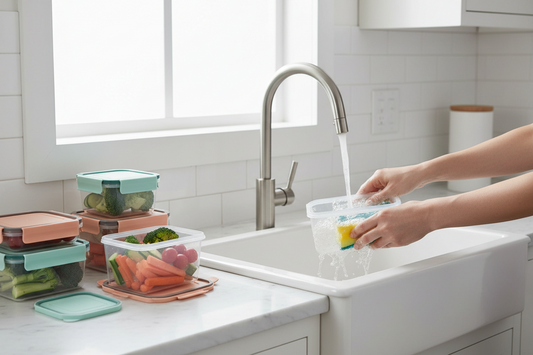 How to Clean Plastic Food Storage Containers