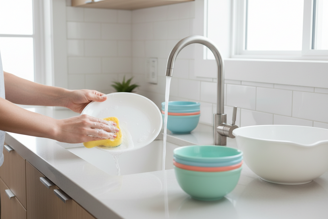 How to Clean Plastic Plates and Bowls