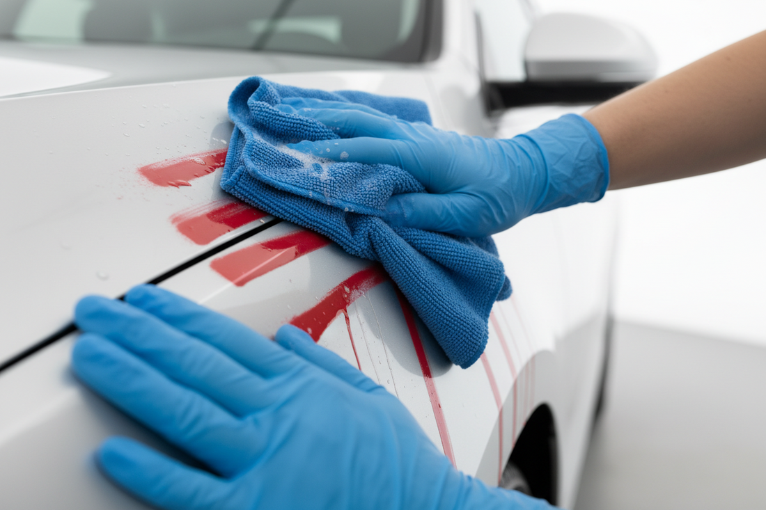 How to Clean Spray Paint from a Car