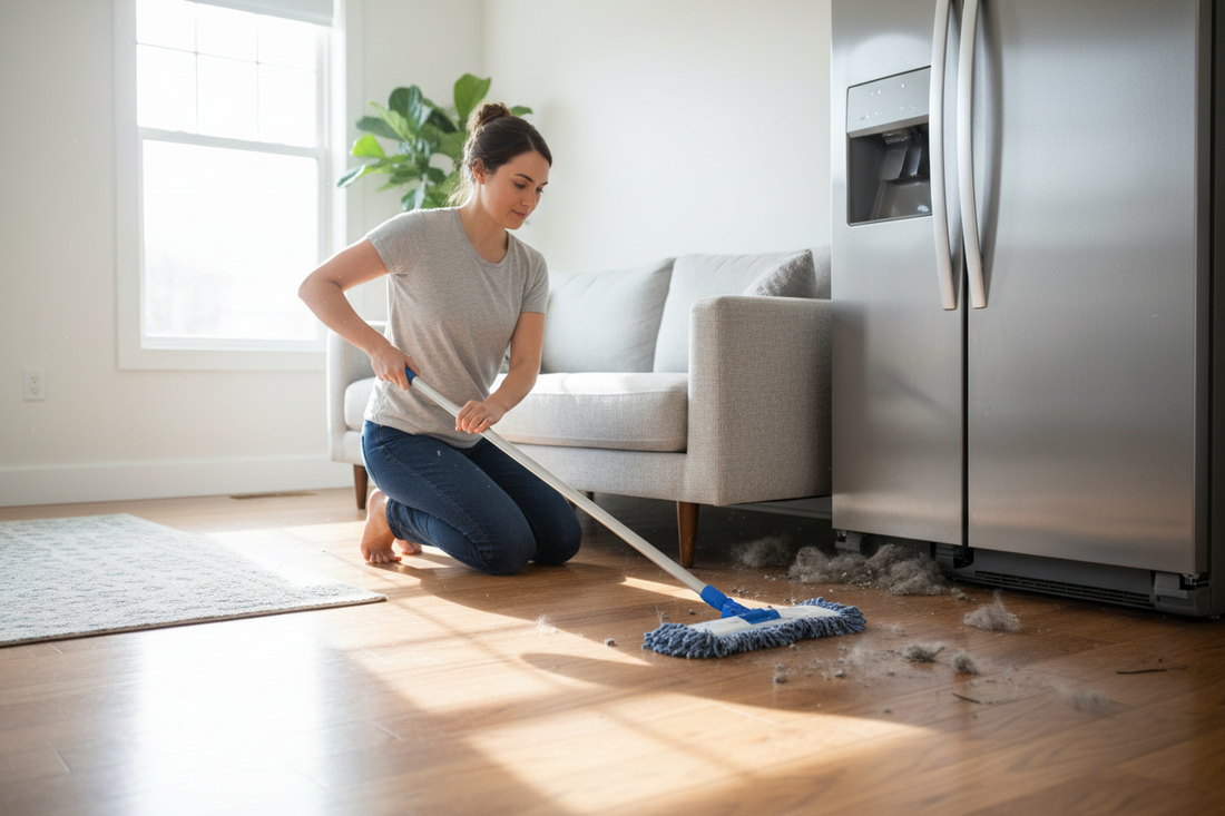 How to Clean Under Furniture and Appliances