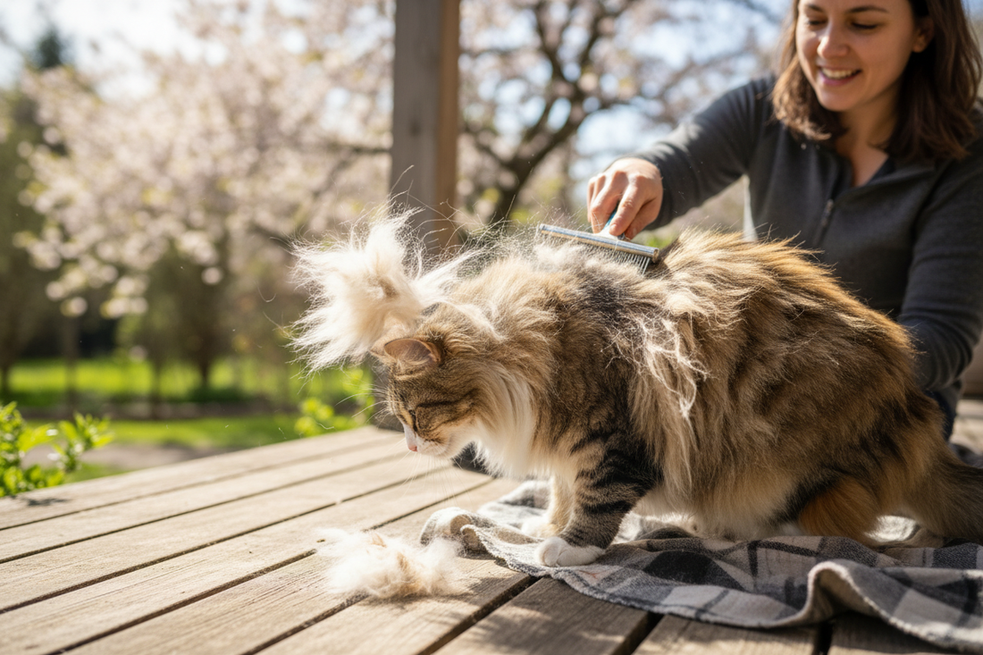 How to Deal with Cat Shedding Season