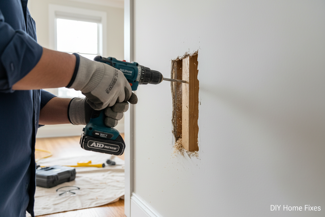 How to Drill Into Stud