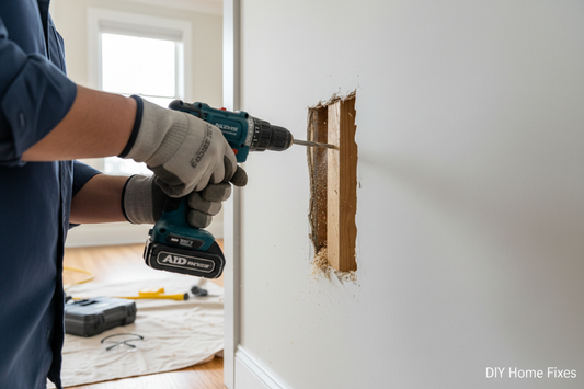 How to Drill Into Stud