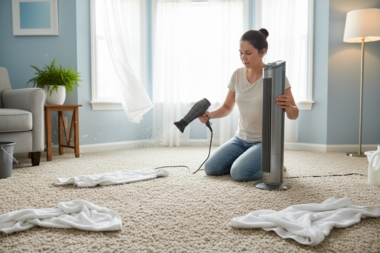 How to Dry Clean Carpet at Home