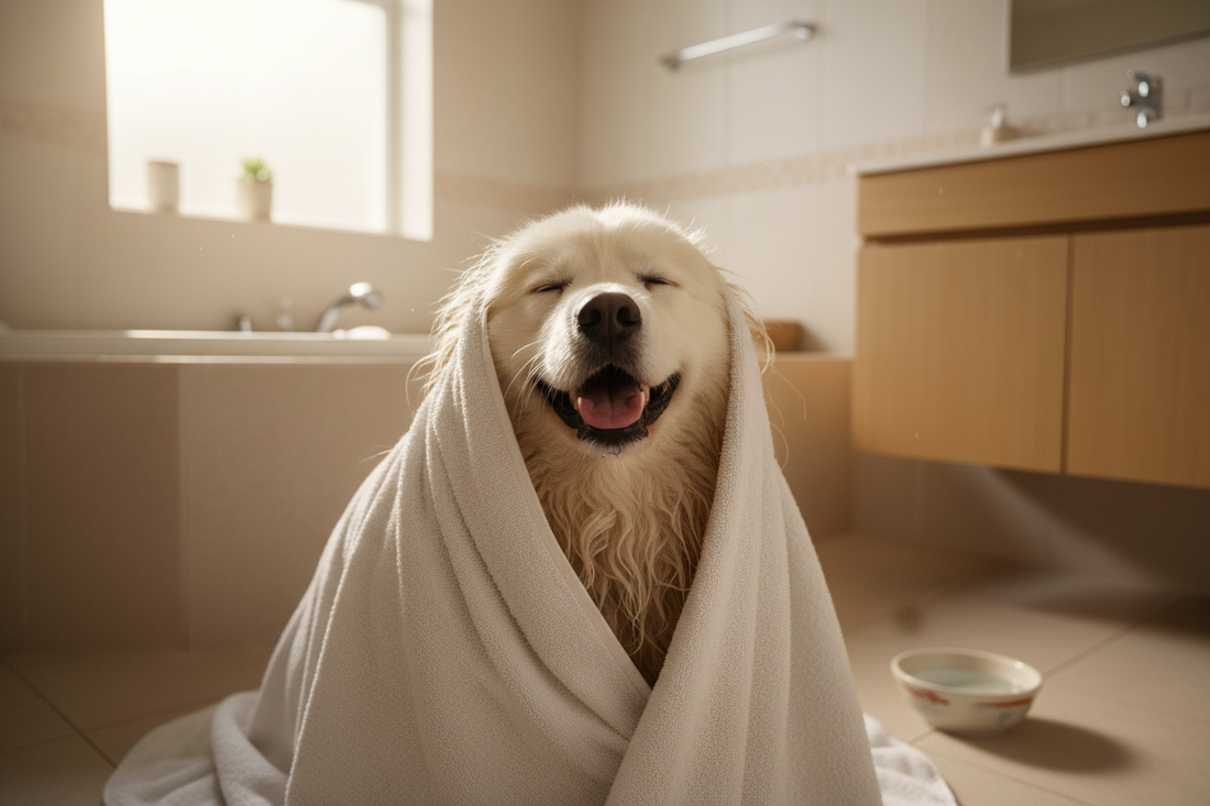 How to Dry a Dog After a Bath