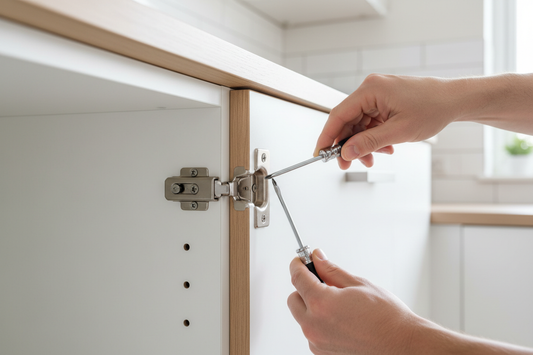 How to Fix a Cabinet Door That Is Crooked