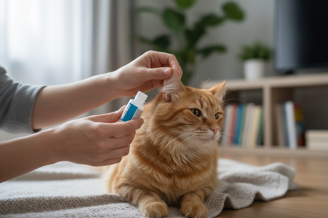 How to Give a Cat Ear Drops