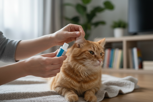 How to Give a Cat Ear Drops