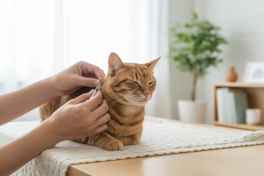 How to Give a Cat an Injection at Home
