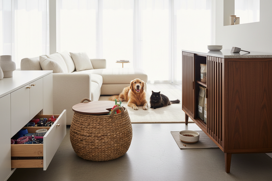 How to Hide Pet Supplies in Home