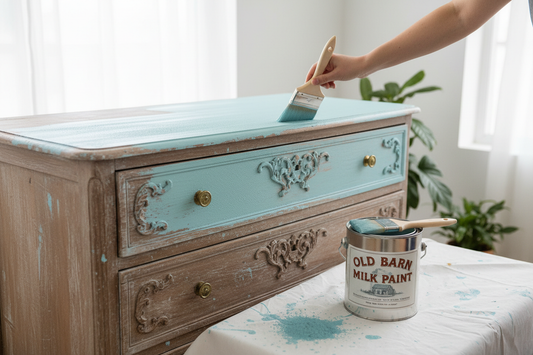 How to Milk Paint Furniture